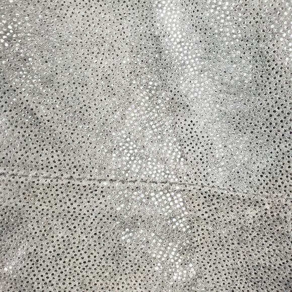 For Joseph Suede Size M Sleeveless Leather Shimmer Sheath Dress Gray 90s Y2K - Picture 4 of 13